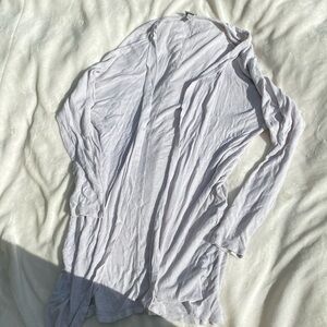 Long sleeve light material cardigan great for transition piece